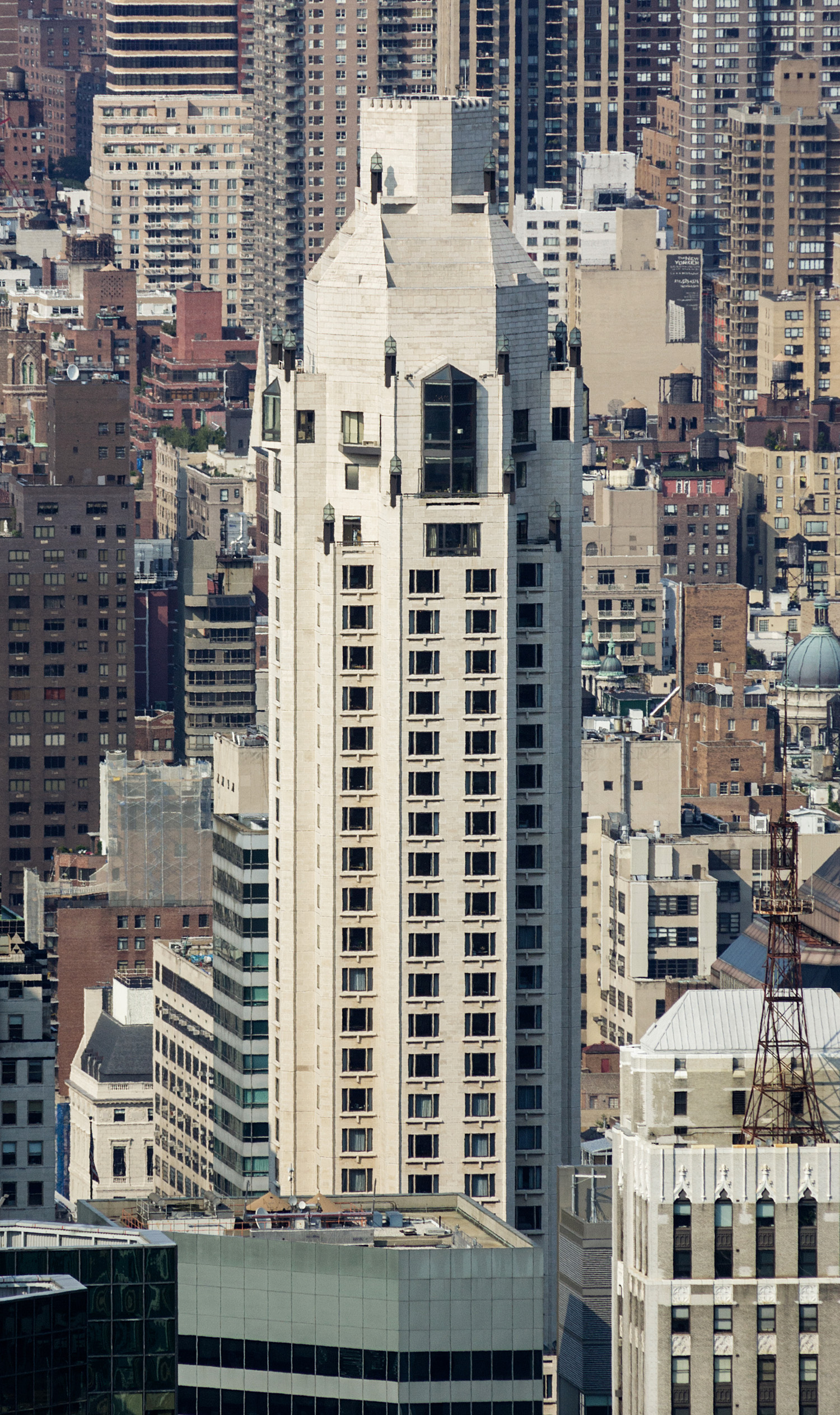 Four Seasons Hotel, New York City - View from Empire State Building. © Mathias Beinling